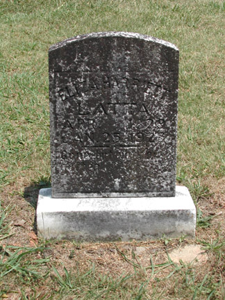 Eliza Harriett Latta tombstone